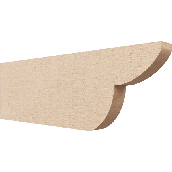 Ekena Millwork 2in. W x 8in. H x 24in. L Crestline Woodgrain TimberThane Rafter Tail, Primed Tan RFTUR02X08X24CRERCPR - main